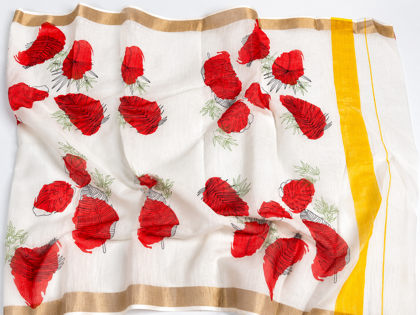 Soft Linen Saree
