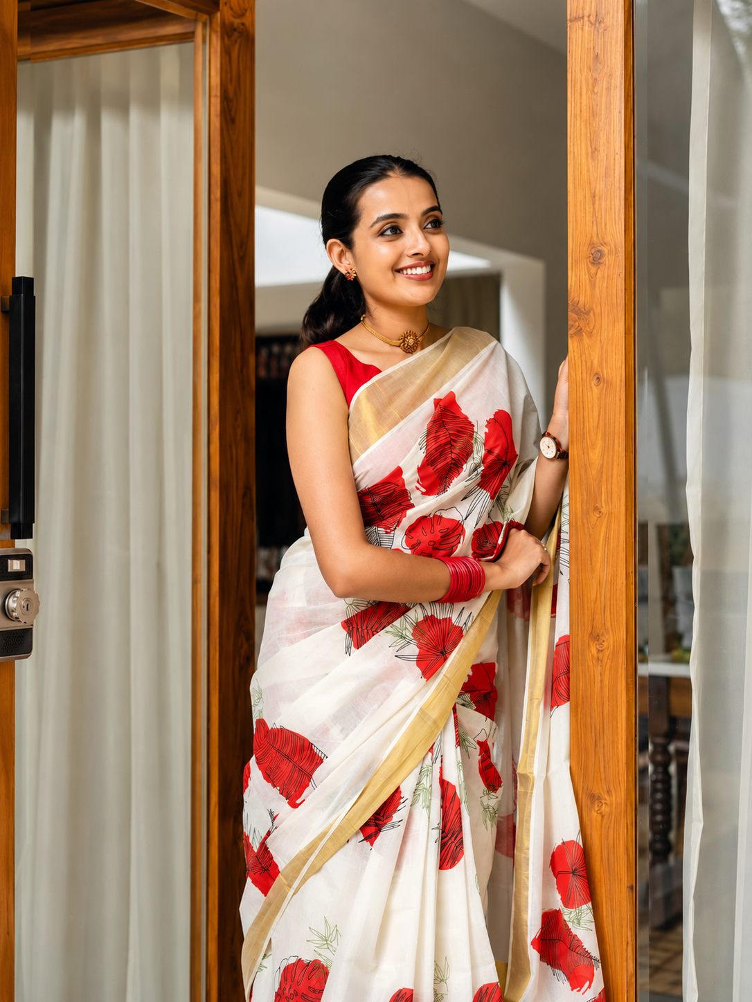 Soft Linen Saree