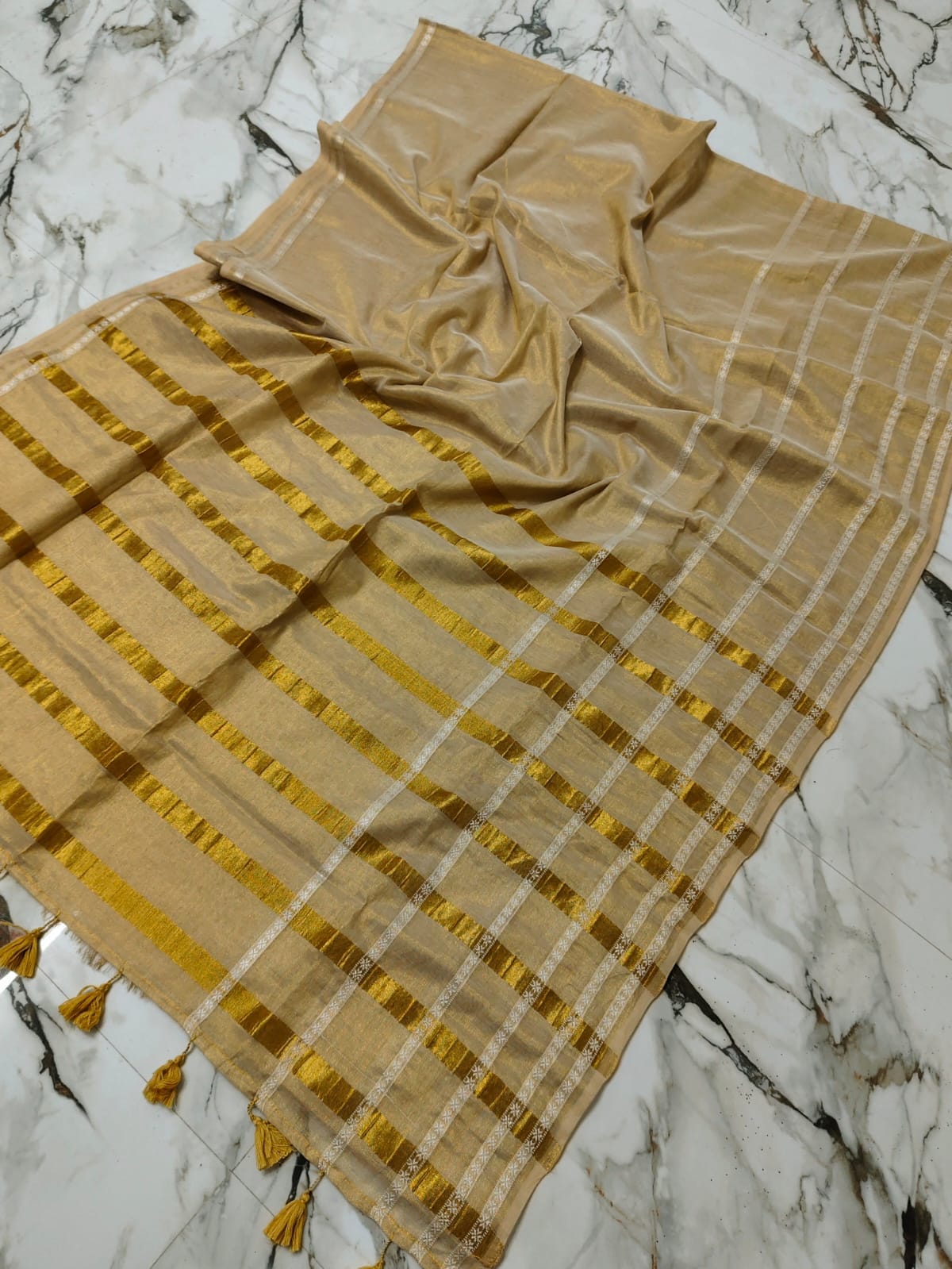 Soft Tissue Mul cotton Saree