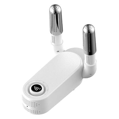 Electric Shoe Dryer with UV Sterilization Foldable Boot Dryer Warmer with Timer Auto Shut Off for Shoes Gloves Socks Hats Moisture Odour Removal